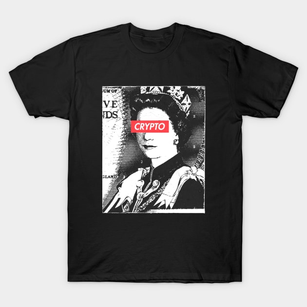 Crypto Bill Queen T-Shirt by Aefe